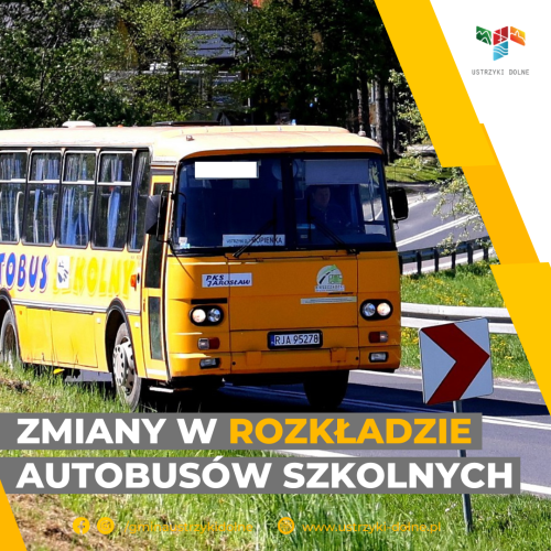 Zmiany w rozkładzie autobusów szkolnych